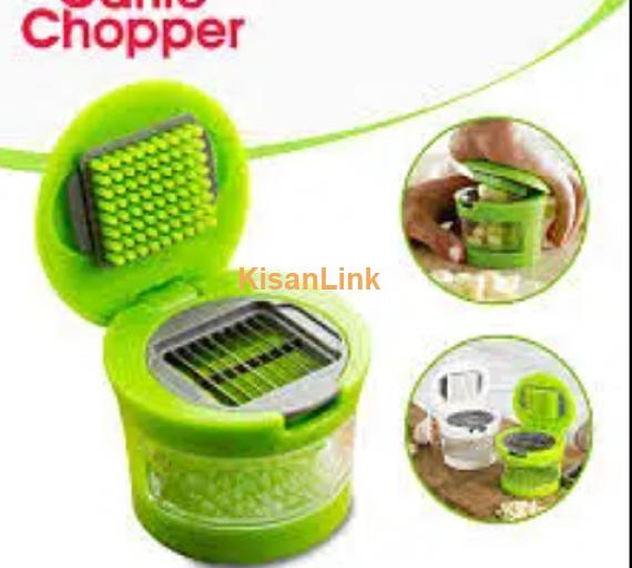 Garlic Chopper Garlic Crusher, Green