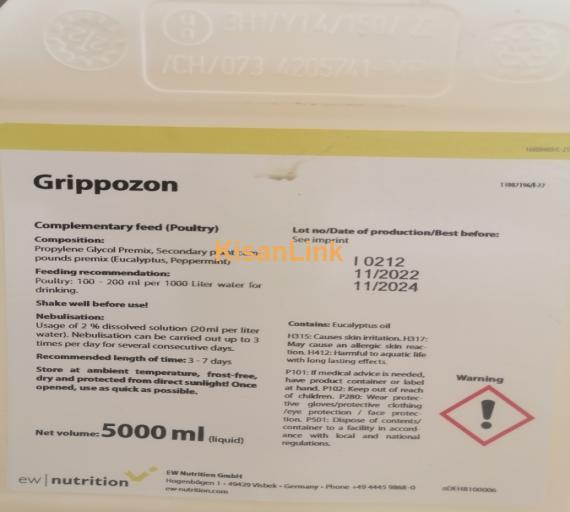 Grippozone for  Birds For respiratory Problems